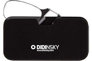 DIDINSKY Lesebrille für Damen und Herren Transparent. Kompakte leichte randlose brillen. Brillengestelle für damen und herren irormphiblen. Lesehilfe Retro. 10 Farben und 5 Abstufungen - MOMA