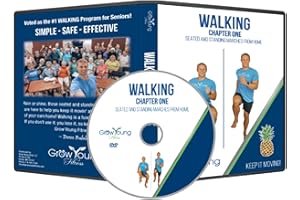 Grow Young Fitness Walking Exercises for Seniors DVD - Safe Senior Exercise DVD with 6 Marching Workouts