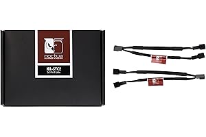 Noctua NA-SYC2, Cavi a Y a 3 pin per ventole per PC (Nero)