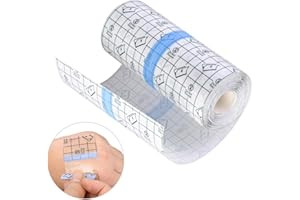 JurciCat Pansement tatouage waterproof grand rouleau taille 15cmx5m Transparent tatouage Pour le sport et la douche Pansement etanche