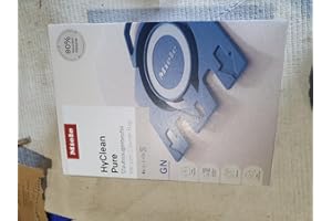 Miele Original Zubehör - Staubsaugerbeutel HyClean Pure GN / Mit bester Filtrationsleistung / Schließt den Staub sicher im Staubsauger ein / Automatischer Beutelverschluss (12281680)