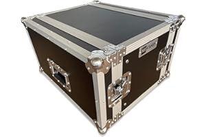 Effektrack 30cm Butterfly Verschluss Flightcase Side Rack Case 19" MF-Cases (6HE)