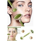 Mobee Jade Roller Y&uuml;z Masaj Aleti Cilt Yenileme Doğal Yeşim Taşı Cihazı