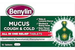 Benylin Mucus Cough & Cold All in One Tablets, 16 each