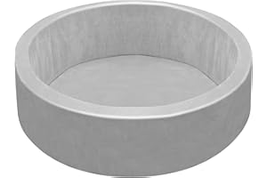 BPB Soft Ball Pits Pool 90X30CM, Round Memory Foam Ball Pool for Kids Boys Girls Soft Play Playpen for Indoor Outdoor