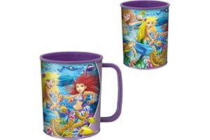 3D LiveLife Trinkbecher - Meerjungfrau Magie DeluxeBase. 3D Linsenförmige Ozean Plastikbecher. 300ml Becher für Kinder mit Original Kunstwerk, lizenziert von bekannt Künstler, Michael Searle