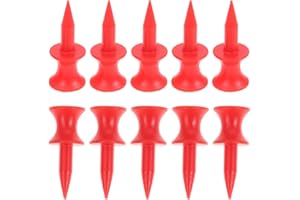 MUXSAM 100 pz 31 mm/2,5 cm Golf Ball plastica tee Outdoor Sports tee in plastica (colore casuale)