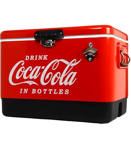 Coca Cola Cool Box 51L Leak-Proof Air Tight Drybox 85 Can Capacity