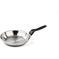 Barazzoni Le Inoxidabili Padella ø24cm in Acciaio Inox 18/10, Argento, 24 cm