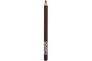 GOSH Kohl/Eyeliner & Kajal szminka 2 w 1, nadaje się również jako cień do powiek, z pielęgnującą witaminą E, łatwe nakładanie na górną i dolną powiekę, wegańska i bez perfum, espresso