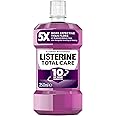 Listerine Total Care Antibacterial Mouthwash (250ml), Caring and Cleansing Mouthwash to Freshen Breath with 10-in-1 Benefits, Clean Mint-Flavoured