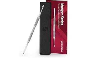 Suvorna empujador de cuticulas profesional, alicate corte empujador cuticula, corta cuticulas, empuja cuticulas profesional, cortacuticulas profesional calidad removedor de cuticulas manicura pedicura