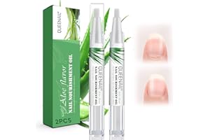 VELVERVY 2 Piezas Pluma de Aceite para Cuticulas, esmalte nutritivo de uñas, Aceite Cuticulas Uñas Tratamiento de Uñas para Reparar Agrietadas y Secas para Uñas para hombres y mujeres