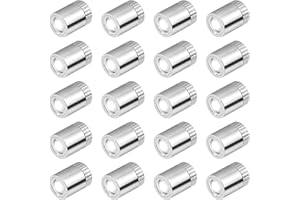 TEASTEAM 20 pcs Mini Luci LED a Batteria, LED Decorative per Modello in Miniatura, Lucine LED Decorative Adatto per Giocattoli Decorativi, Case Delle Bambole, Modelli Artigianali Fai-Da-Te (Luce Bianca)