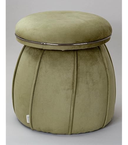 Atmosphera Table à Manger Décoration Intérieur Motif Fleuri Pouf The Floral Atmosphera - 38x40 Cm, Motif Floral Beige Et Rose Pouf Déco Atmosphera Puff Verde
