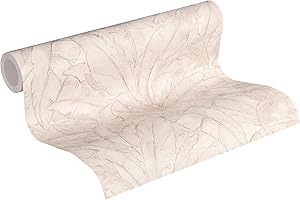 A.S. CRÉATION Livingwalls Metropolitan Stories Francesca Milano 369272 - Carta da parati in tessuto non tessuto con stampa di palma, effetto giungla, 10,05 m x 0,53 m