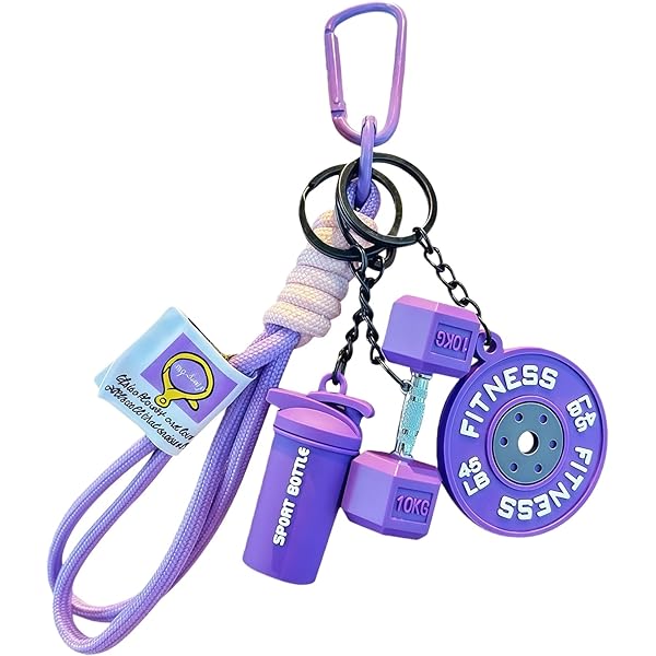 Fitness Gym Charm | Haltertas Hanger Met Kettlebell Gewichtsplaat Ontwerp | Fitness Trainer Sleutelhanger Voor Vrouwen Mannen, A, Refer to