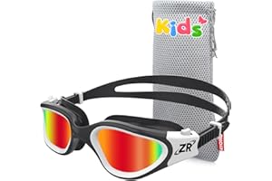 ZIONOR Gafas de natación para niños, G1MINI polarizadas/no polarizadas, cómodas, para niños, antiniebla, protección UV, gafas de natación para niñas y niños (años 3-14)