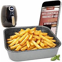 Griglia Per Friggitrice Ad Aria 3 Strati In Acciaio Inox 304 - Accessorio Per Doppio Cassetto - 2