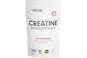 Créatine Monohydrate Poudre 500g - créatine monohydrate pure de qualité micronisée - haut dosage efficace, optimal pour l‘entraînement de force, 100% végétalien, réserve pour 146 jours