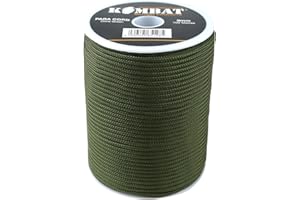 Kombat UK Bobine de paracorde, Mixte, Paracord, Vert Olive
