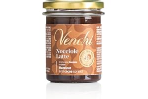 Venchi - Milk Chocolate and PGI Piedmont Hazelnut Spread (45%), 200 g - Gluten Free