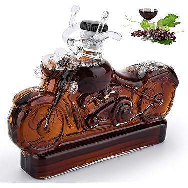 Katie Jayne 1,5L mondgeblazen glazen wijnkaraf/beluchter | 21cm karaf voor port met brede basis | Wijnschenker met uitlopende hals voor verbeterde smaak | Cadeauverpakking glaswerk wijnaccessoire Katie Jayne 1,5L mondgeblazen glazen wijnkaraf/beluchter | 21cm karaf voor port met brede basis | Wijnschenker met uitlopende hals voor verbeterde smaak | Cadeauverpakking glaswerk wijnaccessoire