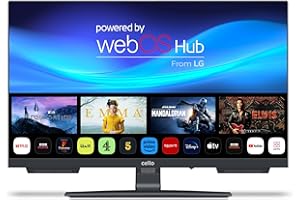 Cello C2224WSH 22" Full HD Smart Triple Tuner TV bez ramki (DVB-C/-S2/-T2) Bluetooth WebOS by LG Pitch Perfect głośnik Disney+ Netflix [2025]