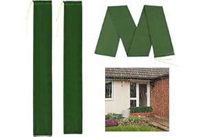 RENXR Julyue 3 Stück Flutwassersperre Sandsäcke Lange Segeltuchbeutel, Hochwasserschutz, verdickte Wiederverwendbare mit Bindeband, Schlauchsandsäcke für Türfenster, Hochwasserkontrolle