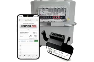 Smartnetz Smart Gas Reader 5 Apator Metrix Version G4 / G6 / G2,5 WiFi mit TASMOTA vorinstalliert | WLAN | MQTT | HOMEASSISTANT | APATOR METRIX Gaszähler AUSLESEN