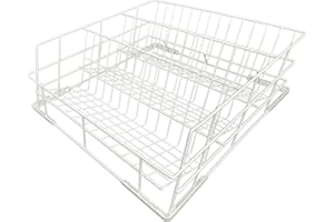 Morleos Spülkorb Drahtgitterkorb 500x500 mm - 3 Reihen Gastronomie Professional Gläserspülkorb vers. Größen und Reihenanzahl auswählbar