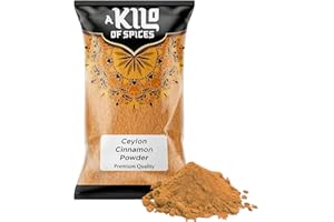 A Kilo Of Spices | Premium Ceylon Cinnamon Powder 1 Kg - True Cinnamon for Baking, Cooking, Beverages & Health Benefits | Vegan, Ethically Sourced, Low Coumarin | Real Ground Ceylon Powder