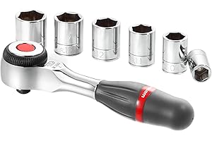 Facom R.360PACKPG - Juego de carraca y llaves de vaso (1/4", 360°)