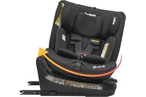 Jovikids i-Size 360° Girevole Seggiolino Auto 0-36 kg, Seggiolino Isofix Top Tether, ECE R129/E4 40-150cm dalla Nascita a Circa 12 anni