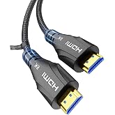 Cratree HDMI Cable 8K Ultra High Speed HDMI Cable, 10K 8K 60Hz 4K 120Hz 48Gbps 2.1,Dolby Vision HDCP 2.3 eARC,Compatible with
