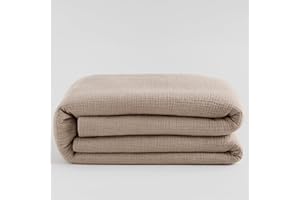 ‎HAUSFELDER Hausfelder Musselin Bettdeckenbezug 135x200 cm - Bettwäsche aus Premium Baumwolle, atmungsaktiv & superweich, Oeko-Tex Zertifiziert, gekreppte Struktur