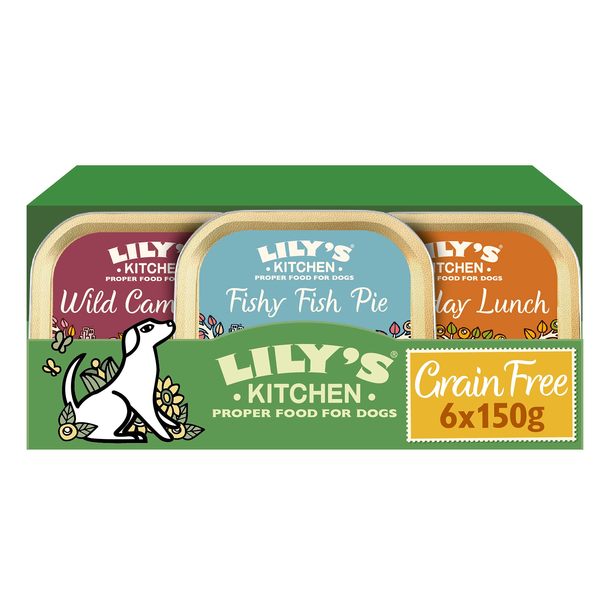 Lily's Kitchen Dog Grain Free Dinners MPK, 6x150 g