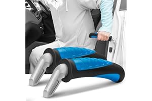NINEMAX Einstiegshilfe Auto Senioren Ausstiegshilfe Auto,2 Stück Haltegriff für Car Zum Aussteigen für Behinderung Schwangere(Schwarz/Blau)
