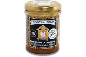 GOLDEN ROOTS NATURALS Levantamuertos Original - Miel Cruda Pura de Abeja, Polen, Jalea Real, Tintura Madre de Propolis - Energia contra el Cansancio 100% Natural