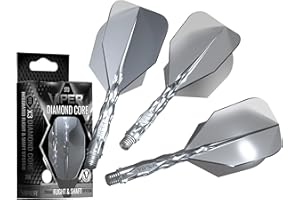 Viper Diamond Core Integrated Dart Flight & Shaft System - Precision Darting Accessory with Tough Polymers for Enhanced Performance, Set of 3