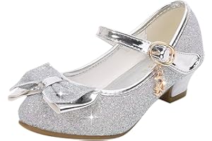 FGUUTYM Chaussures de princesse pour fille 32 – Chaussures de danse en cuir – Chaussures de danse – Chaussures de cosplay – Pour fête – Costume de carnaval 26–38