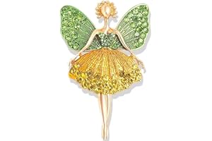 JJiaoLinin Broche Dames,Broche Papillon Coloré Broche de Strass Pins Decollete Femme Broche de Sécurité Durable Accessoires de Manteau Pour Les Femmes, Les Filles, Les Dames