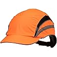 3M First Base 3 Bump Cap 2021874, Classic, High Visibility, Orange Reduced Peak, 55mm