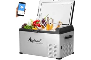 SDKEHUI Portable Freezer Box, Mini Fridge, Electric Cool Box, 12 V/24 V, Car Cool Box, 30 L Cool Box, Electric, -20°C ~ 20°C, Compressor Cool Box, for Car, Truck, Boat, RV with Handle