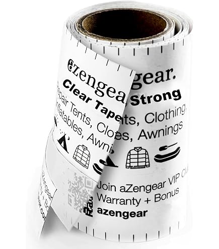 TEAR-AID Ruban Réparation Transparent - 7.6cm X 1.5m - Pour PVC, Vinyle, Tentes Et Bateaux