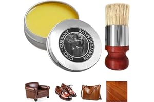 SUWEEI Furniture Salve for Leather, Protective Leather Salve, Leather Salve, Furniture Salve, Leather Salve and Brush, Leather Salve for Furniture, Suitable for Leather Furniture Car Seats
