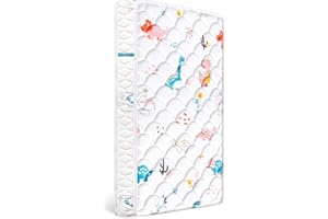 Ours à bulles Hochwertige Schaumstoff Matratze 80x160, Hochwertiger Weicher Mikrofaserstoff - Hypoallergen, 13 cm Starke Und Weiche Kindermatratze, Ungiftige Babymatratze Nach Öko-Tex Standard 100.