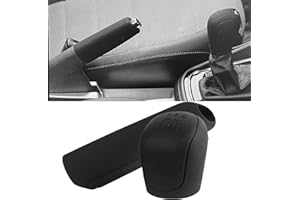 Xerteam Copertura Silicone Della Leva Cambio, Copri Pomello del Cambio per Auto, 2 Pezzi Copri Pomello del Cambio Manuale A 5 Marce, Antiscivolo e Resistenti All'usura