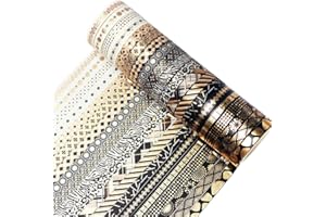 YUBBAEX Washi Tape Set cinta adhesiva decorativa Washi Glitter Adhesivo de Cinta Decorativa para DIY Crafts Scrapbooking 20 Rollo