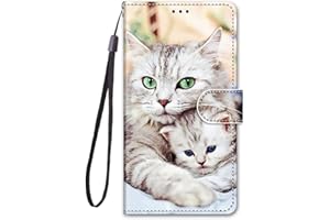 EVERAINY-EU Everainy - Cover compatibile con Oppo A54 5G/A74 5G/A93 5G/A93s 5G, in silicone, divertente, motivo a portafoglio, con supporto antiurto magnetico